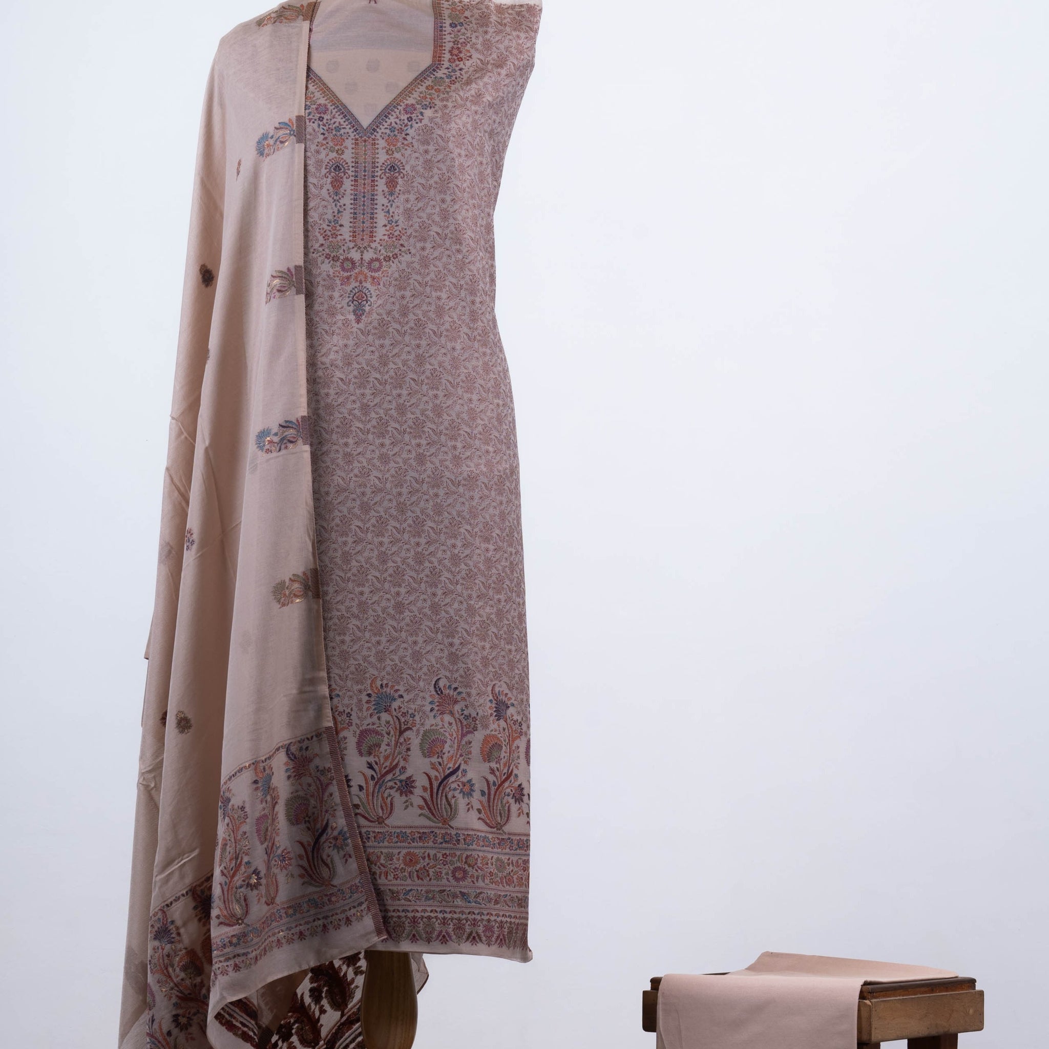 Desert Bloom Kani Cotton-Silk 3-Piece Suit