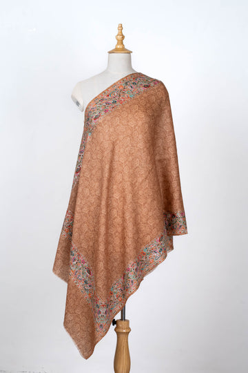 Sandstone Elegance Dupatta with Kalamkari Detailing